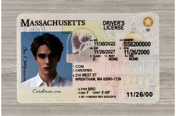 Massachusetts Fake ID
