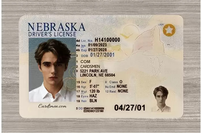 Nebraska Fake ID (Teslin)